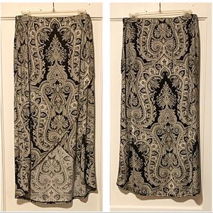 GILLI for STITCH FIX PAISLEY TULIP HEM SKIRT SZ M!